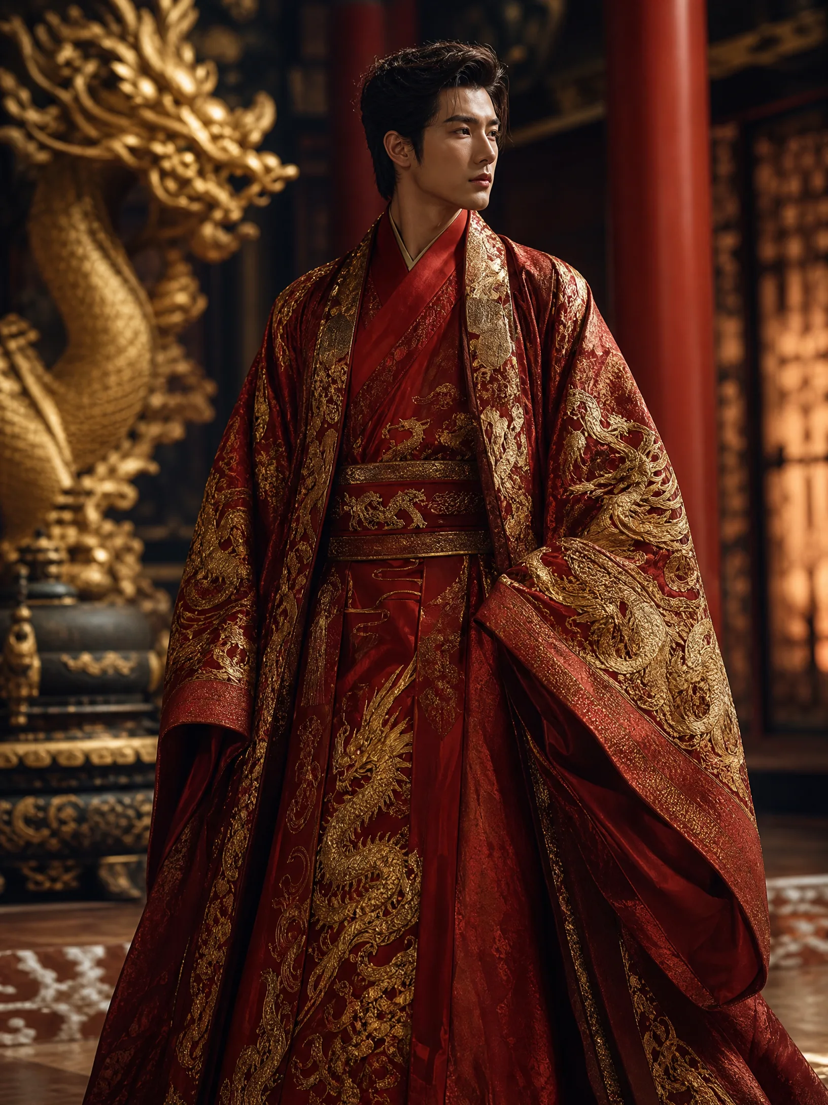龙纹​礼服男装
